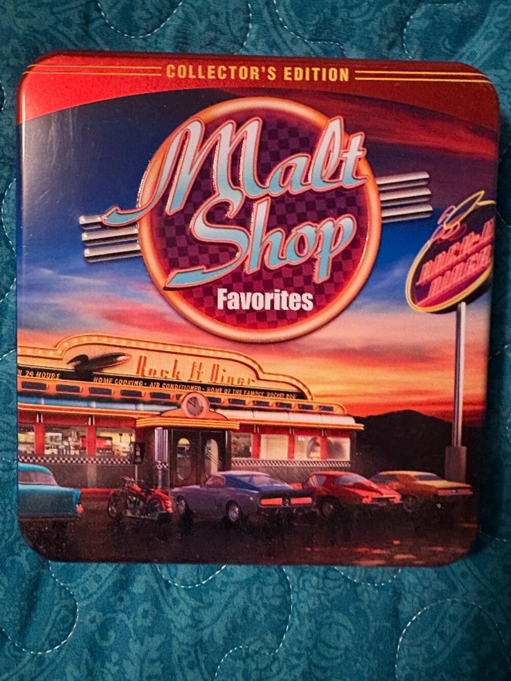 Malt Shop Various Artists Favorites Collector's Edition 3 CDs in Tin Case